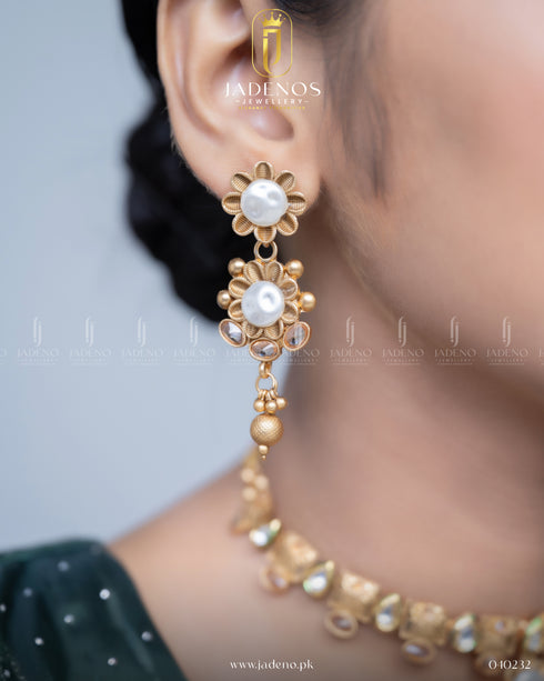 Pure Indian Gul-e-Noor Necklace Set